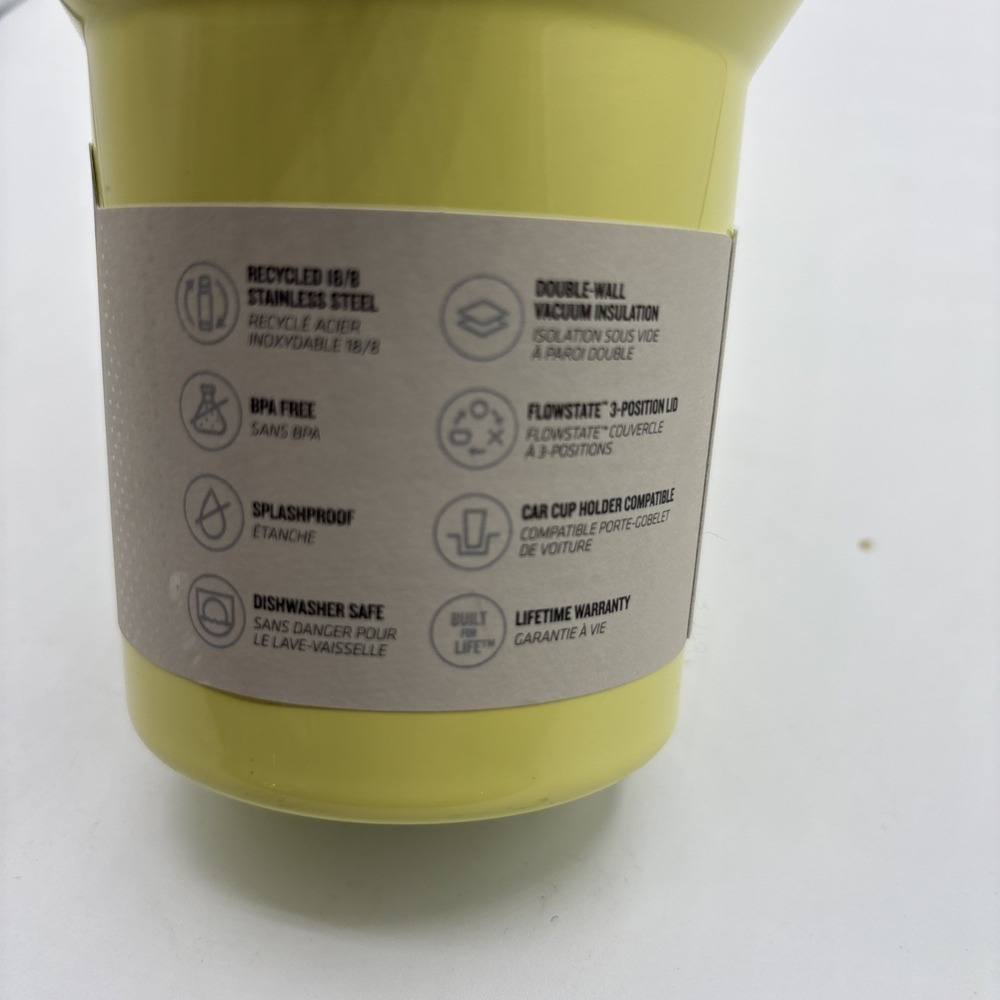 Stanley‎ X CALIA 30 oz. Quencher H2.0 FlowState Tumbler Pale Green-EXCLUSIVE New - Picture 4 of 6